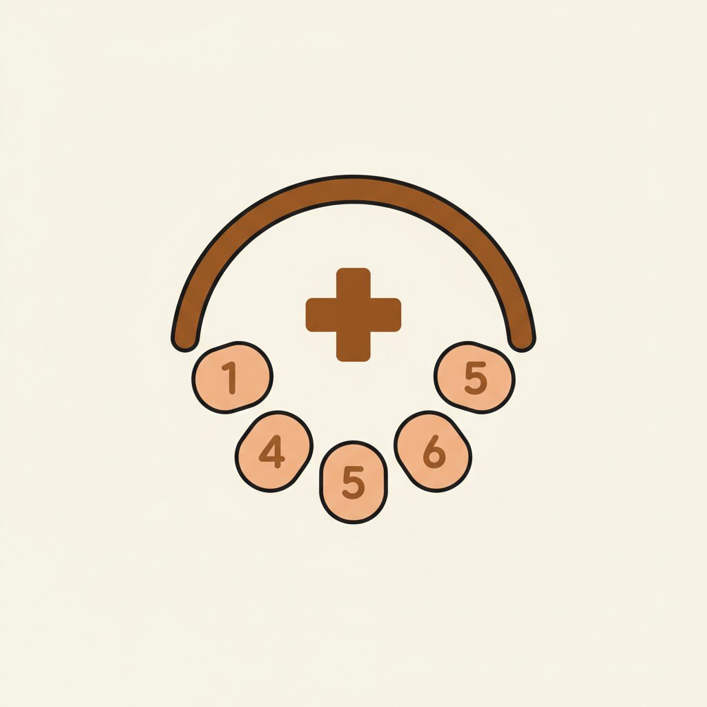 Cha mẹ con cùng ngồi xem xét thông tin sức khỏe trên điện thoại