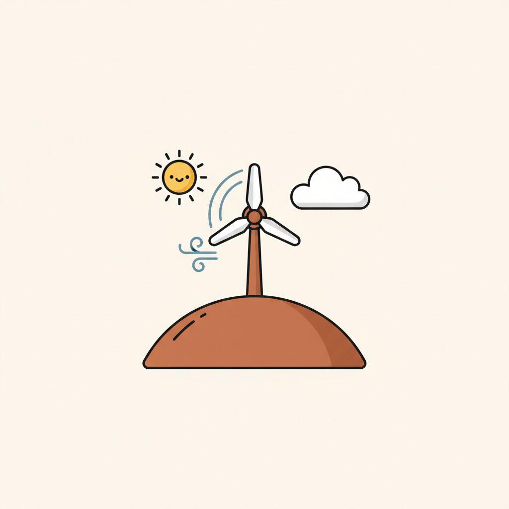 techniciens d'énergies vertes au travail