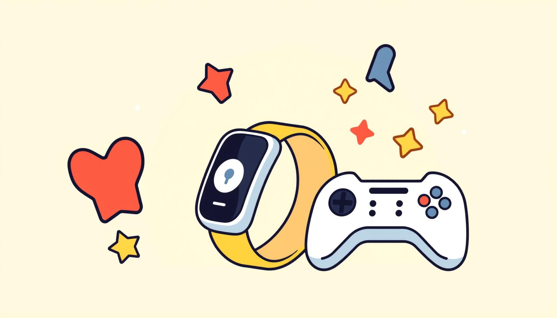 عائلة تستمتع باللعب في حديقة، محولين تتبع اللياقة البدنية إلى لعبة ممتعة