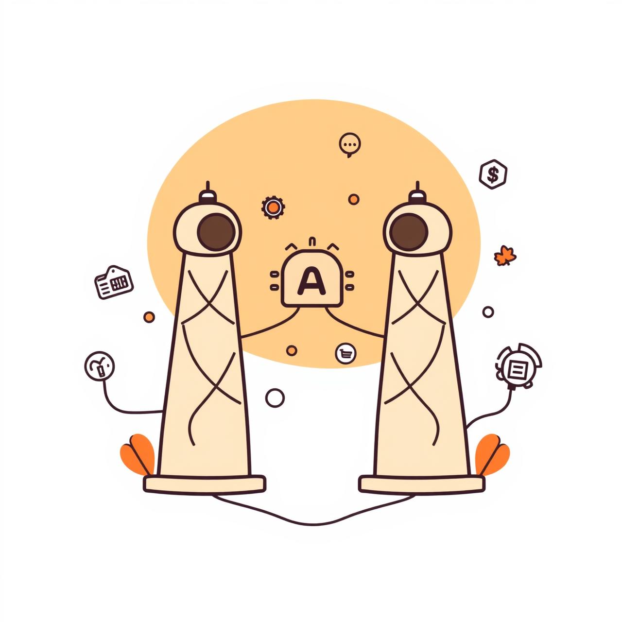 صديقان يبنيان مدينة ألعاب ذكية معاً بالذكاء الاصطناعي