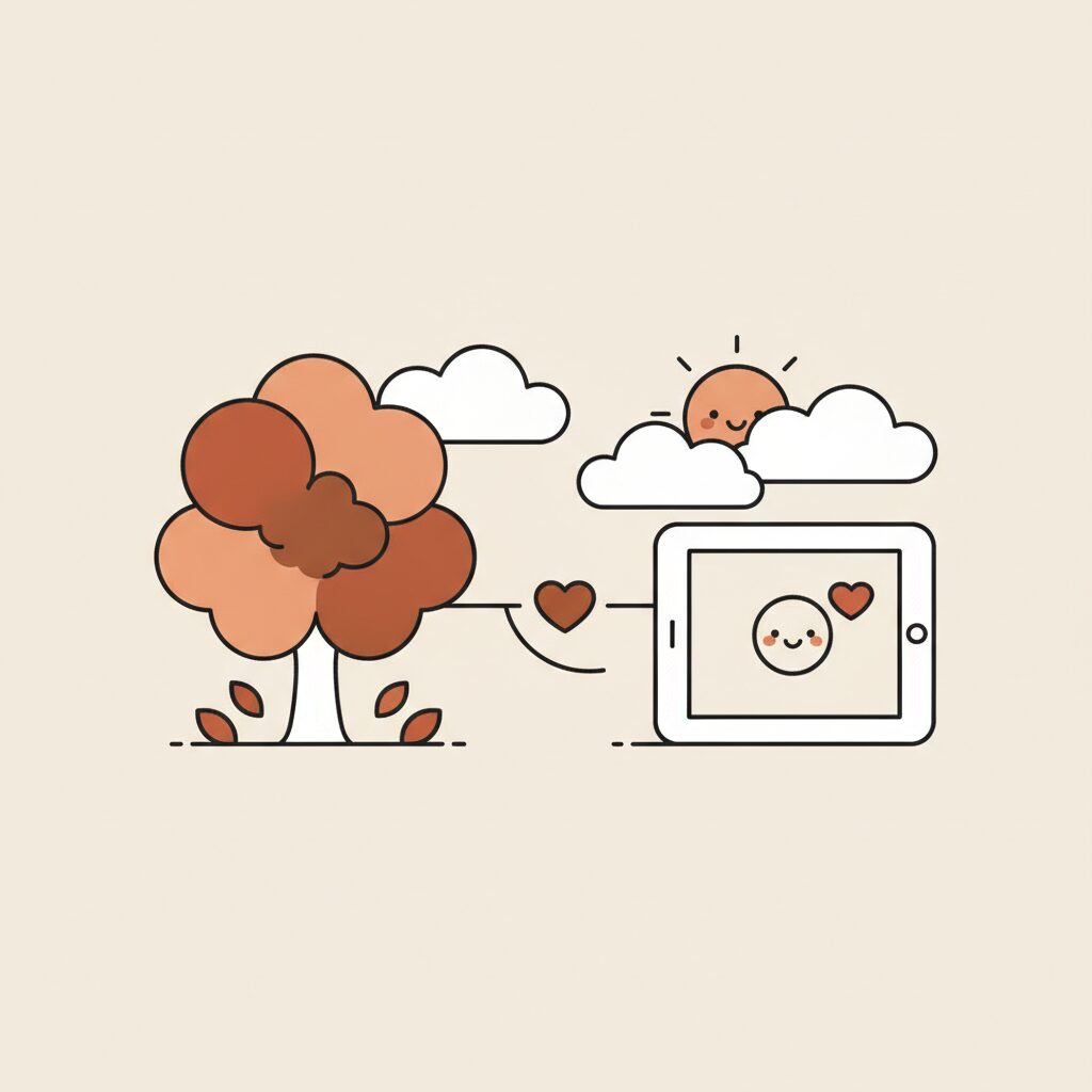 Trẻ em chơi ngoài trời thay vì chỉ tập trung vào thiết bị điện tử