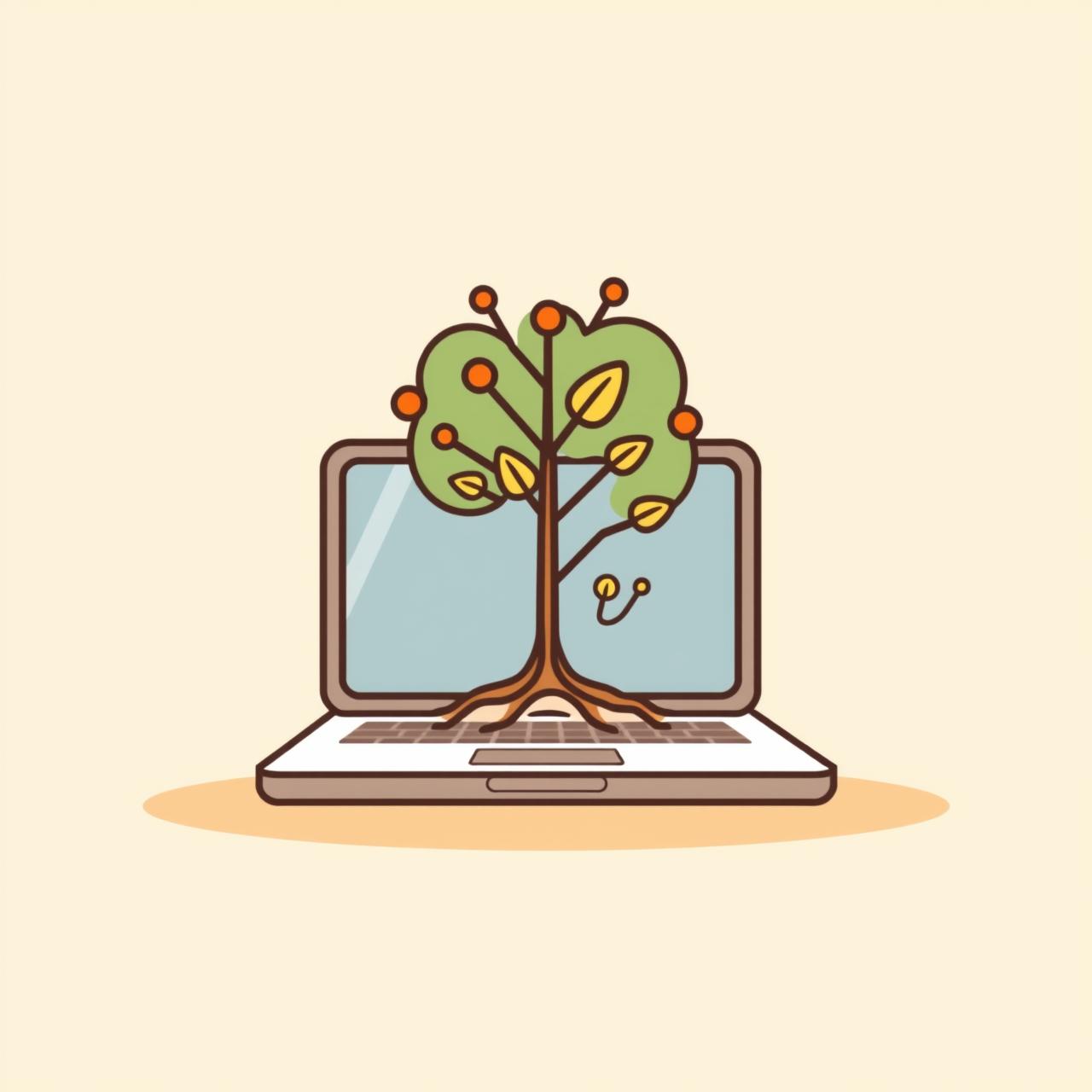 Père et fille discutant technologie lors d'un goûter, ambiance chaleureuse