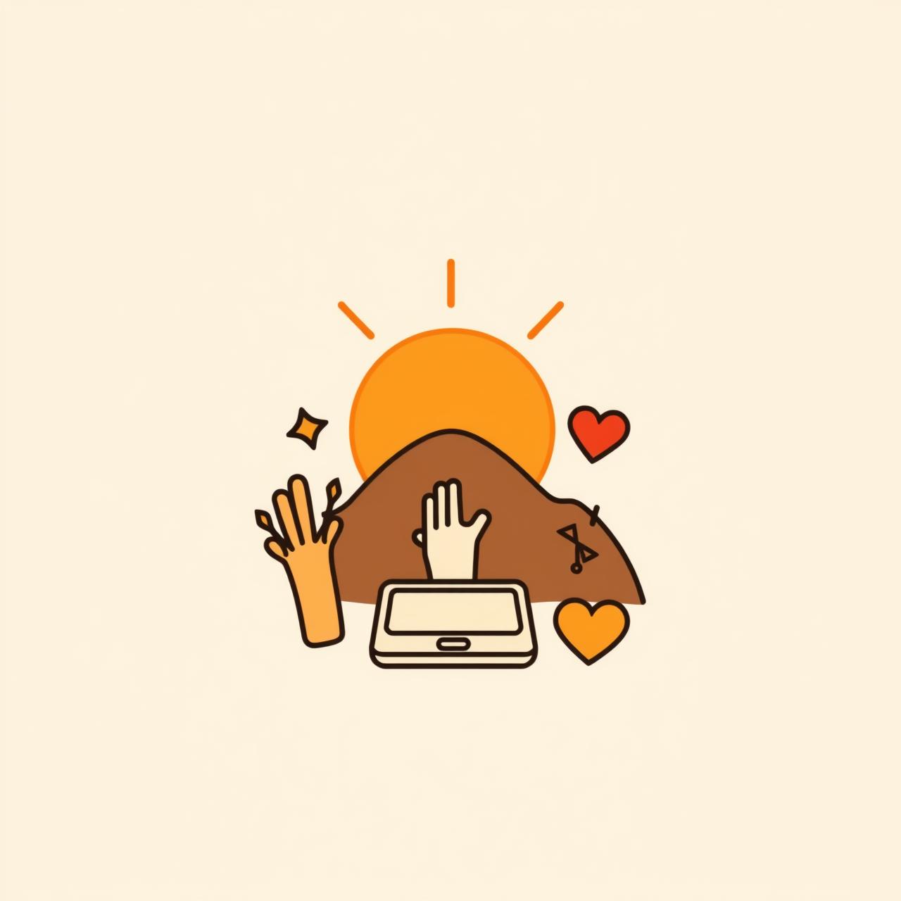 صورة ظلية لطفل يركض في حقل عند غروب الشمس، ترمز إلى مستقبل مشرق.