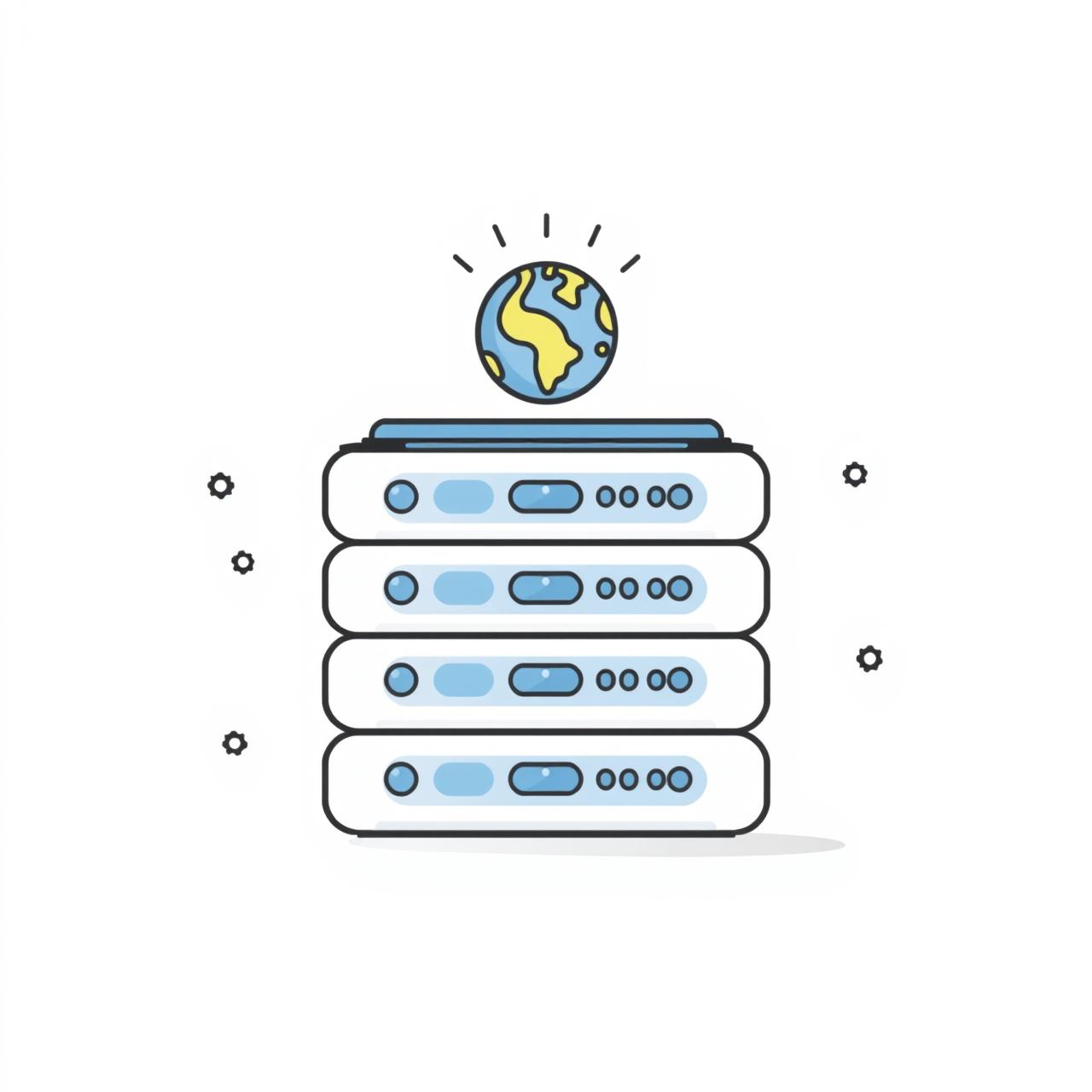 Visual metaphor of a vast digital library with endless shelves of data