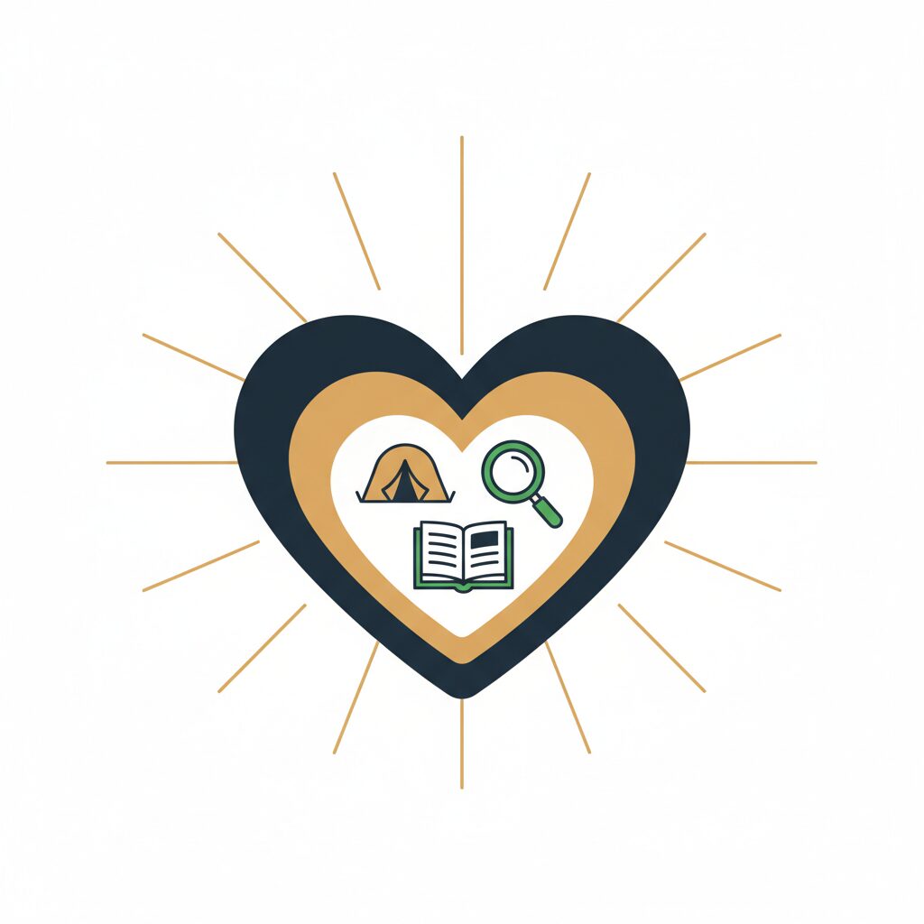 親子で朝の会話を楽しむ様子