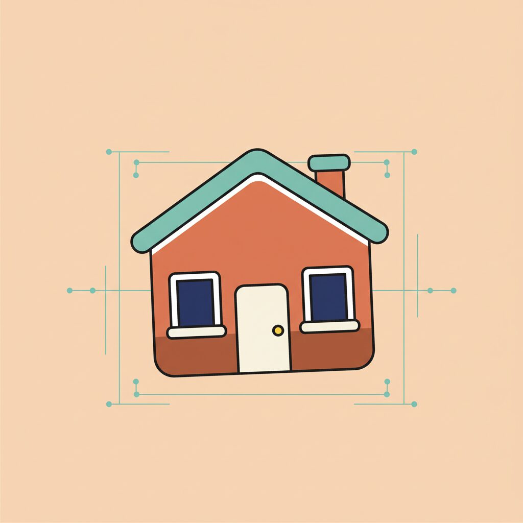 Vista de un mercado virtual con cajas de colores