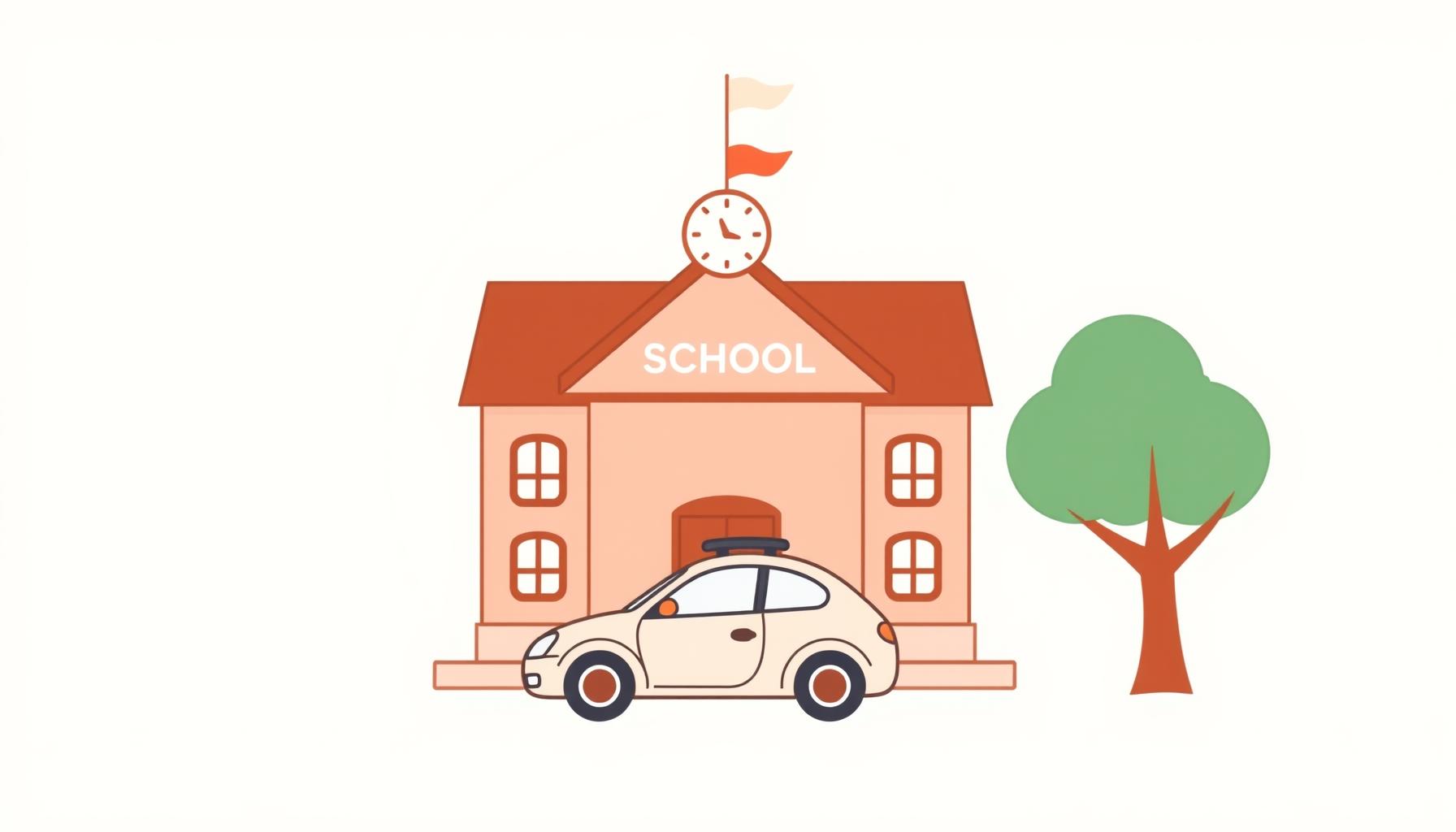 Robotaxi pour école