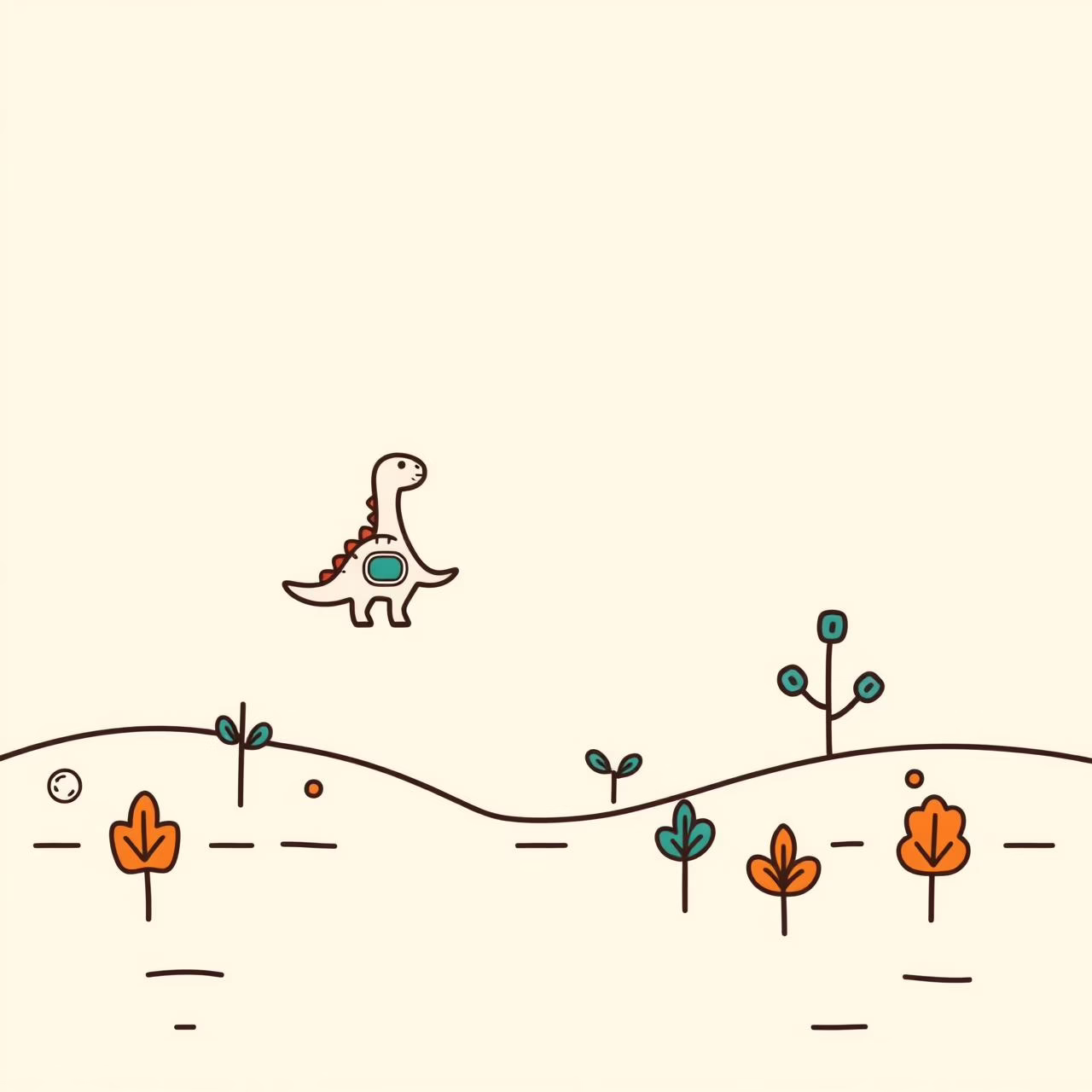 恐竜と現代の家族が並ぶイメージ、進化と適応のテーマ