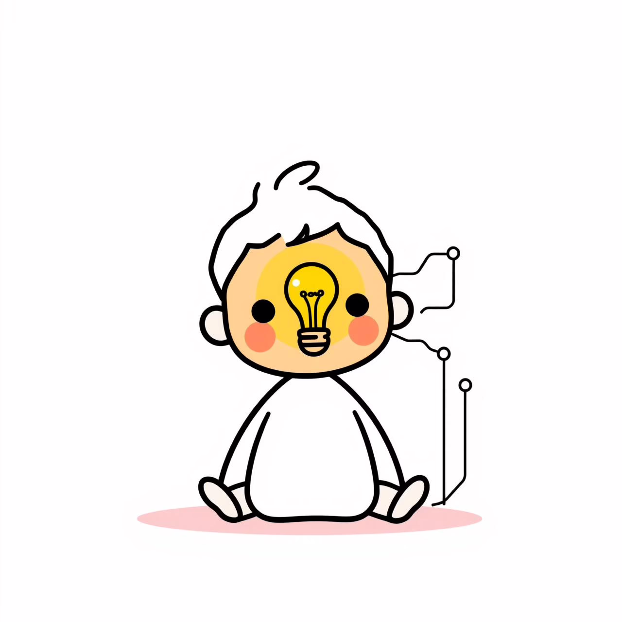 Niño explorando tecnología