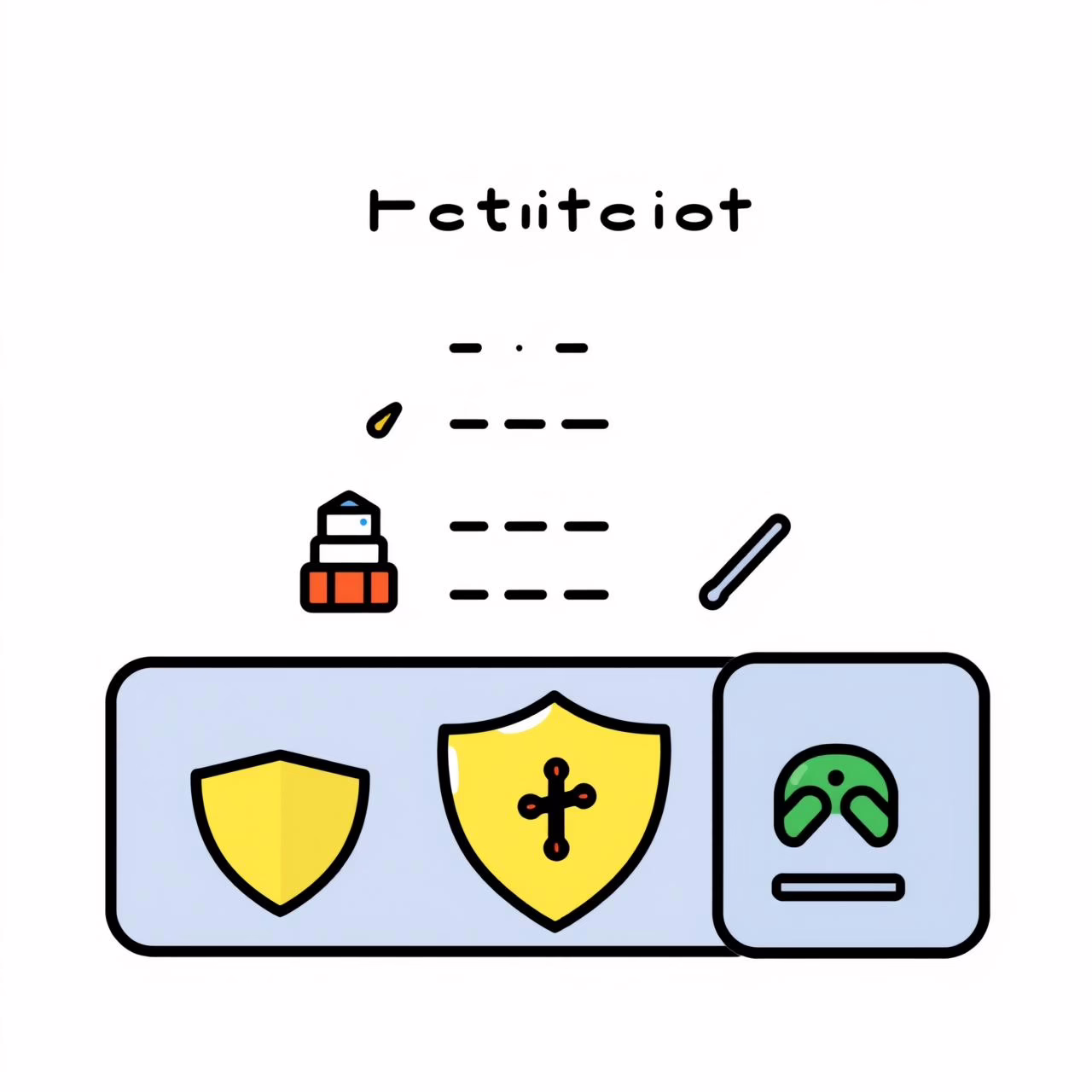 Tangan mengetik di keyboard dengan ikon gembok, melambangkan tips keamanan AI.