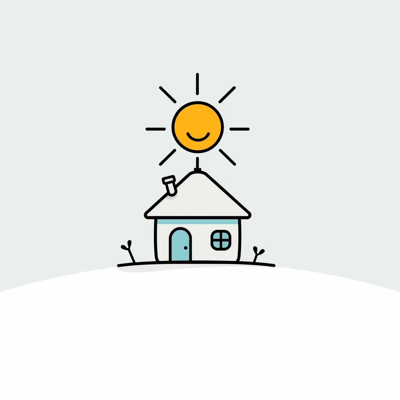 Family looking at futuristic technology with optimism