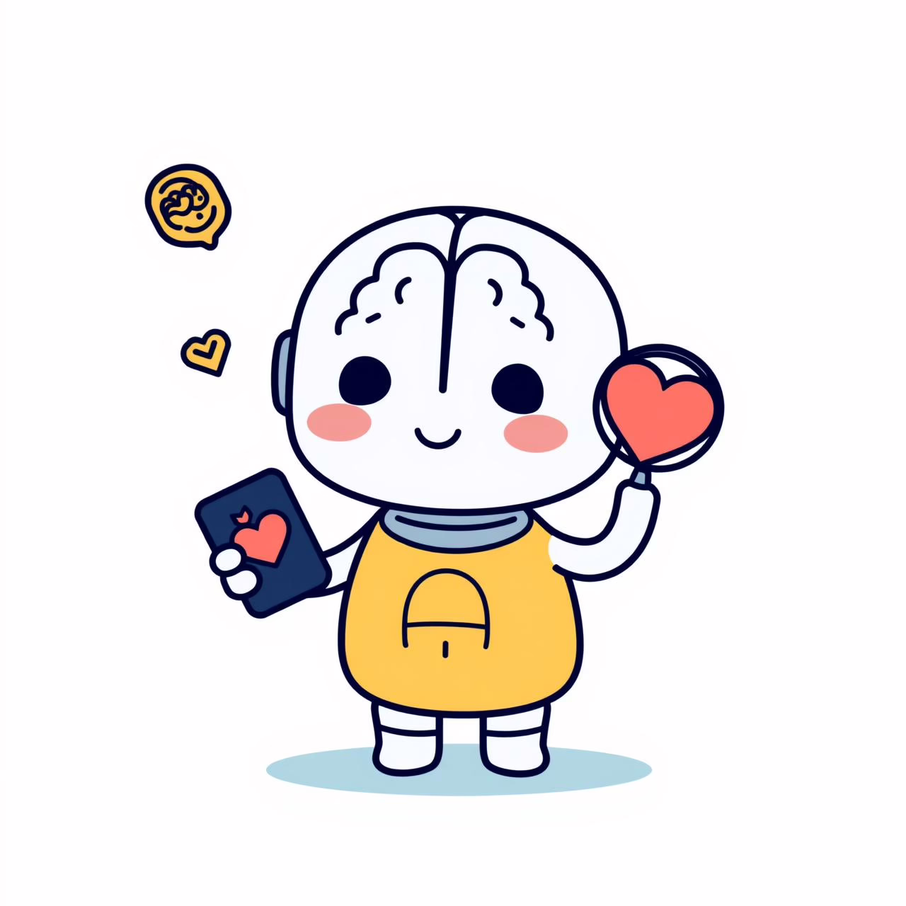 Parent teaching child about technology