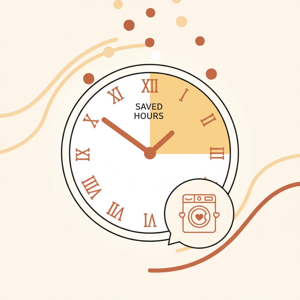 famille utilisant la technologie intelligente ensemble