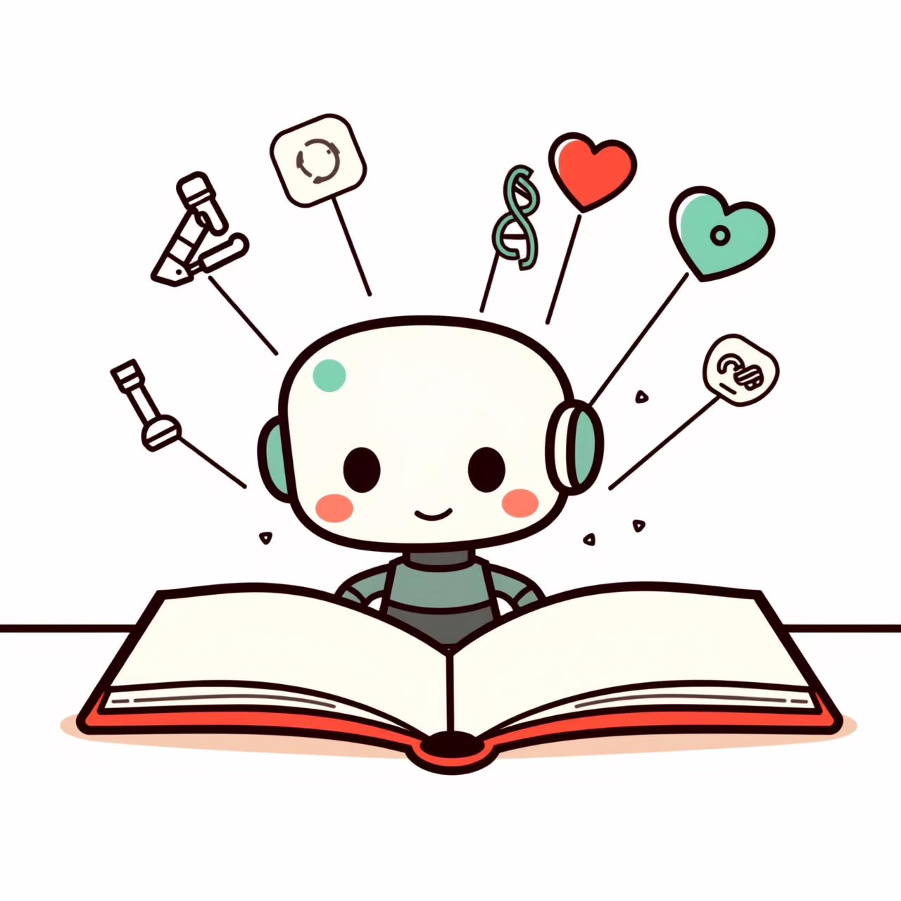 Parent using AI app on tablet while child sleeps nearby