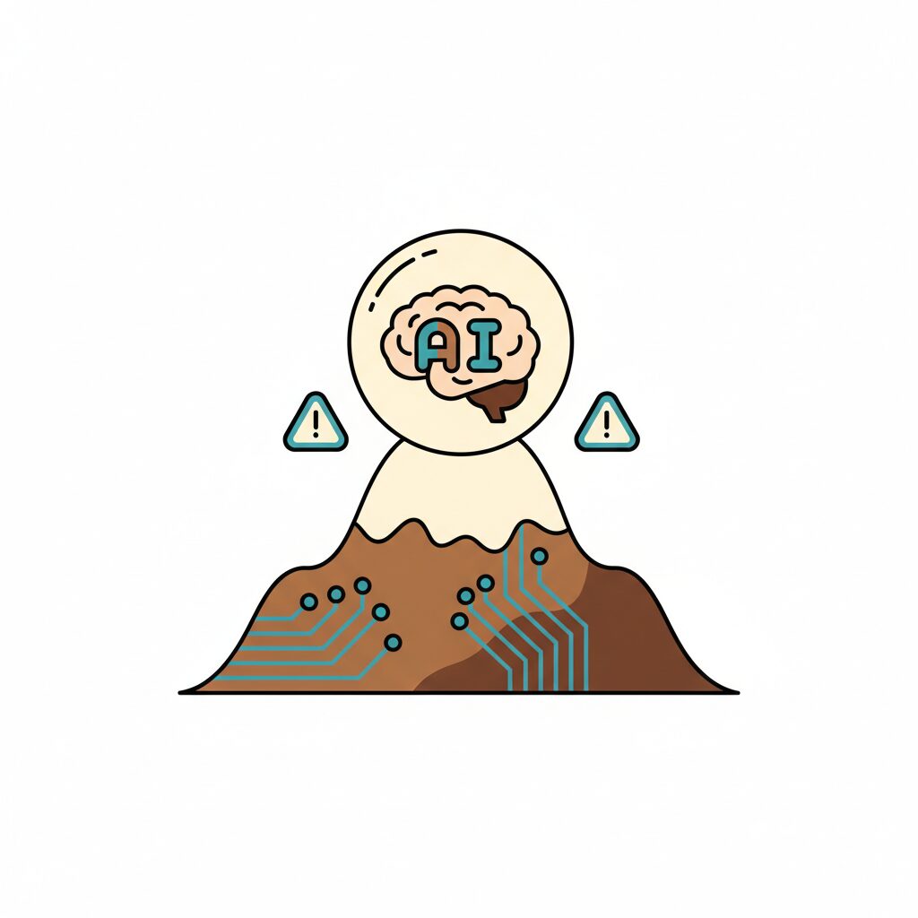 ウォール街の株価表示ボードとAI関連銘柄の値動き