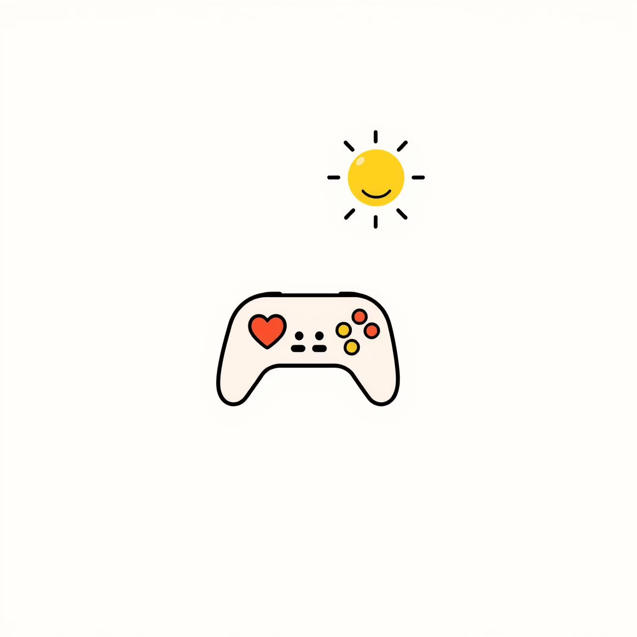child interacting with friendly AI game character