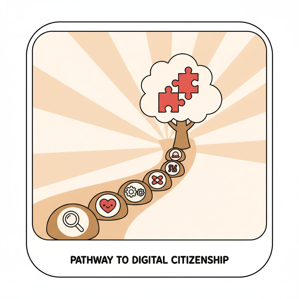 Enfant créatif utilisant divers matériaux pour construire