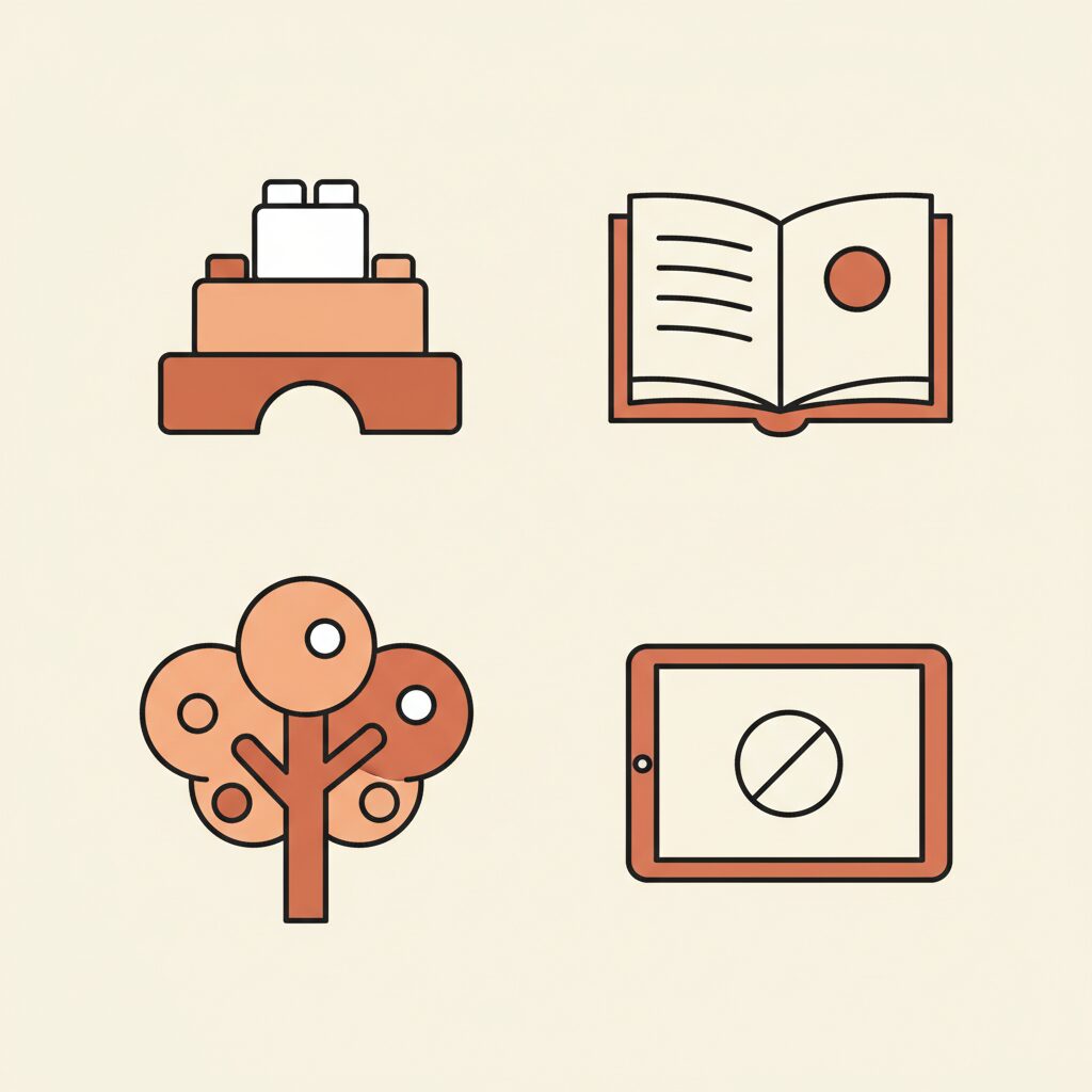 Enfant dessinant à la table