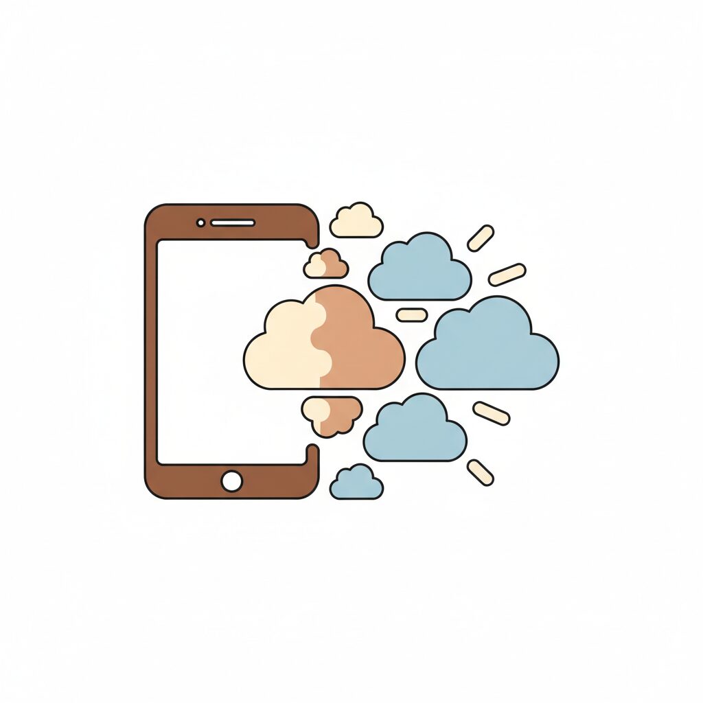 Gia đình cùng nhau hoạt động ngoài trời sau thời gian sử dụng thiết bị công nghệ