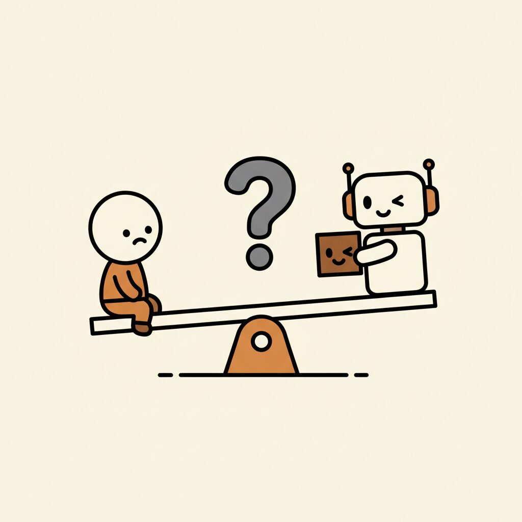 아파트 놀이터에서 아이들이 AI 놀이를 하는 모습