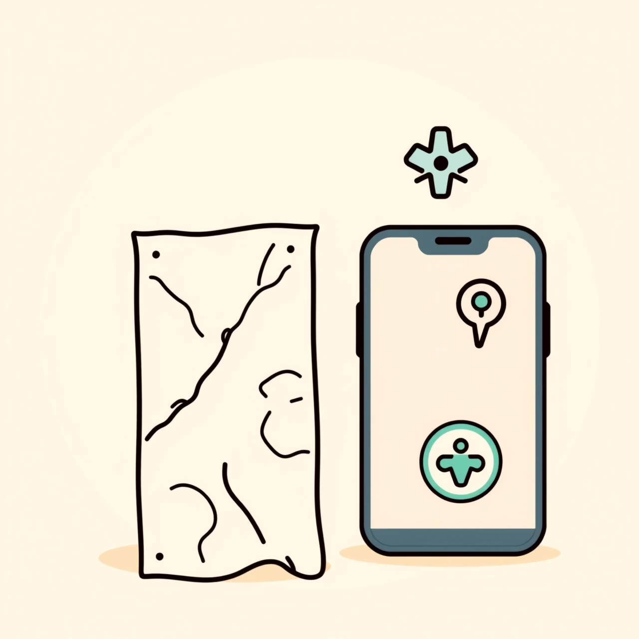 نظام طبي ذكي مقابل الخرائط التقليدية