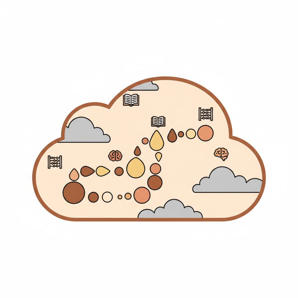 Familia explorando tecnología digital juntos