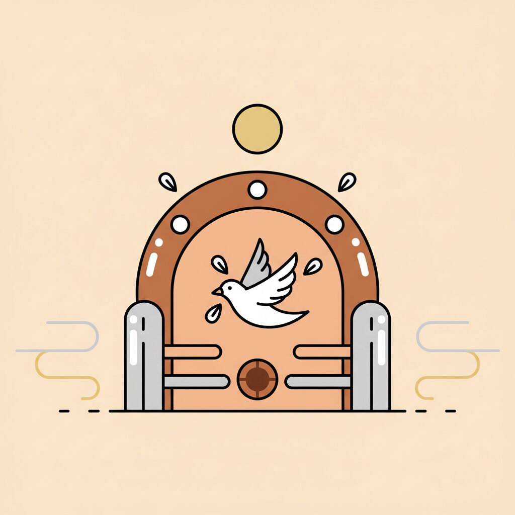 Padre e hijo estableciendo límites saludables con tecnología