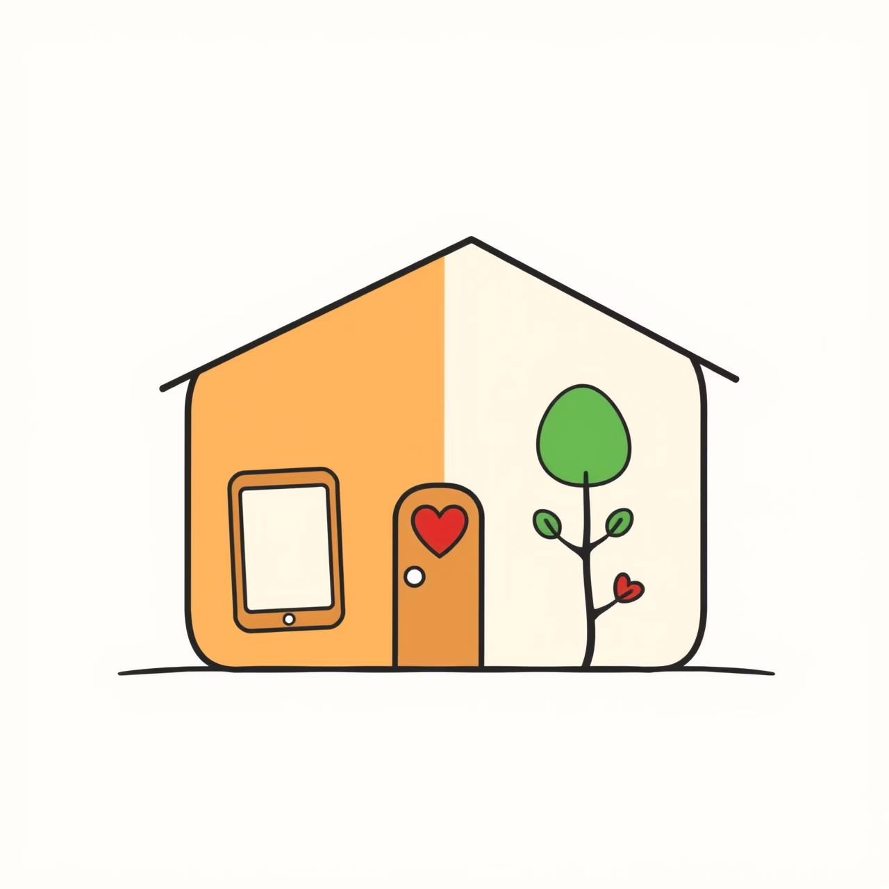 가정에서 기술과 창의적 놀이의 균형을 이루는 모습