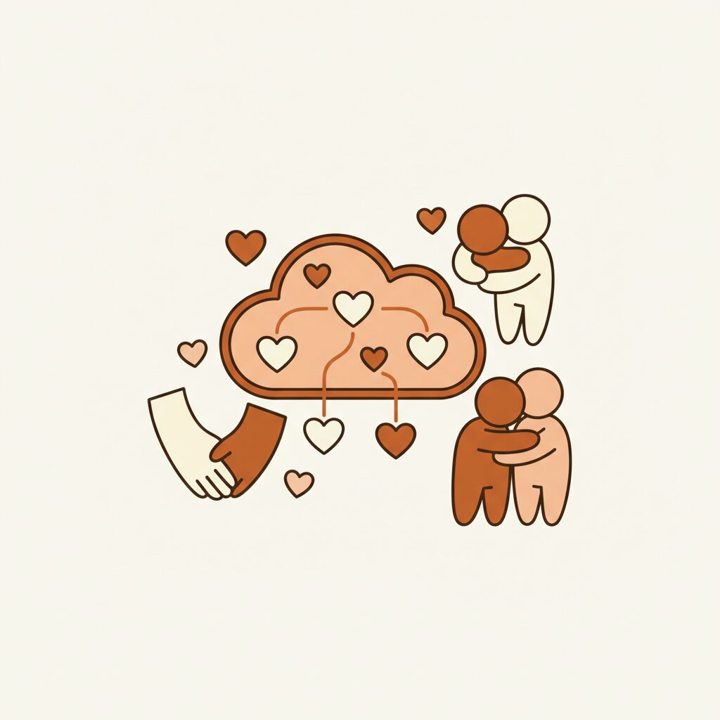 Parent guidant son enfant dans le monde numérique