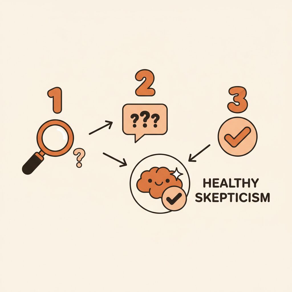 Tiga langkah memupuk skeptisisme sehat pada anak