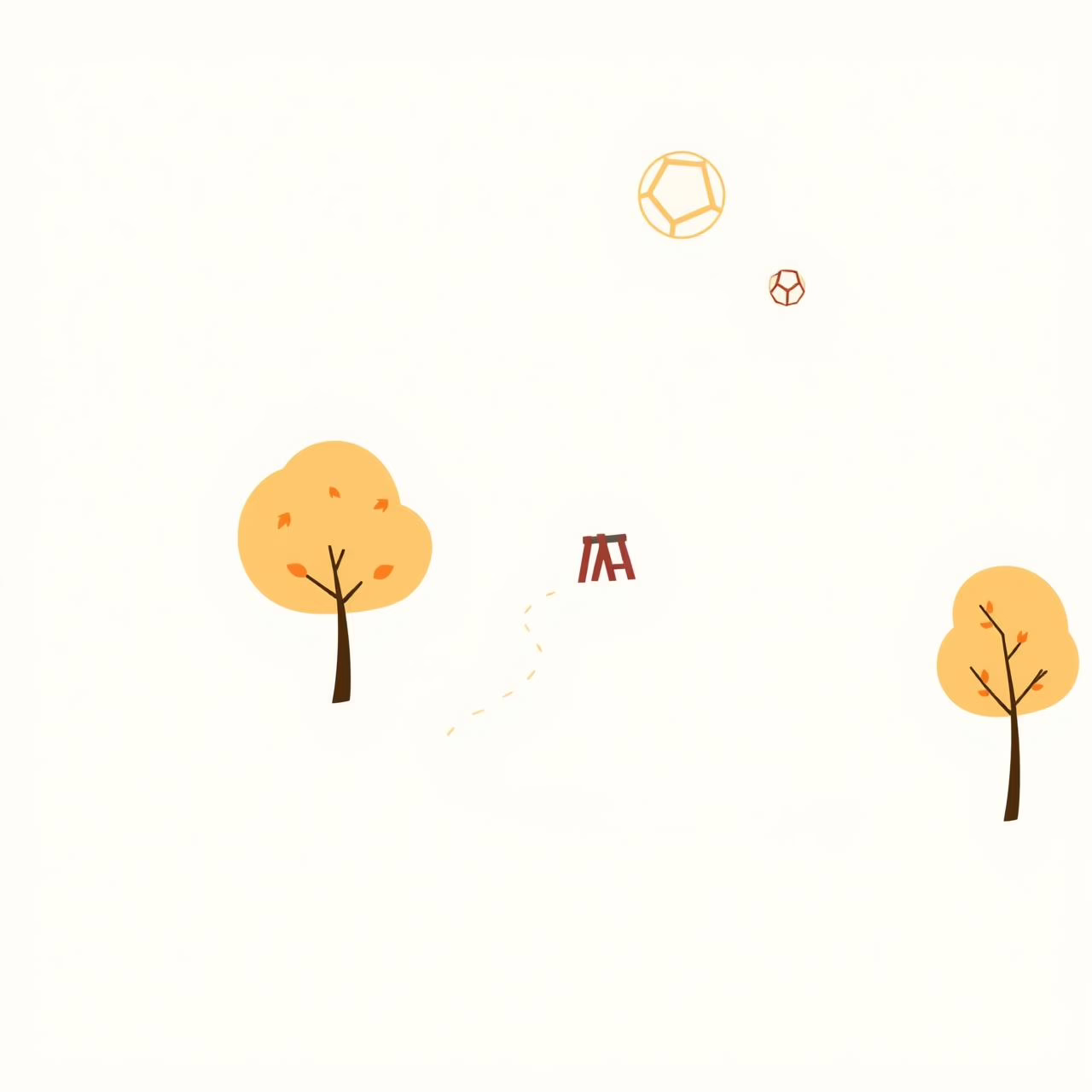 親子で公園を散歩しながら未来について語り合う光景