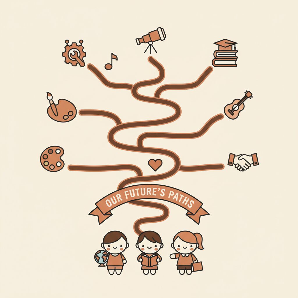 Enfant explorant la technologie