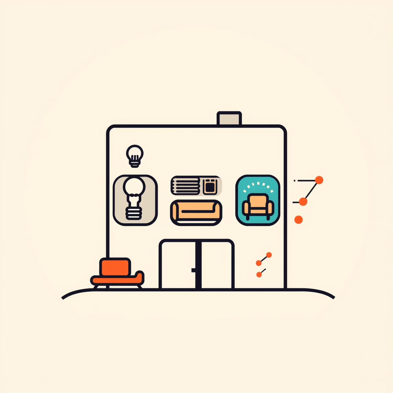 مساحة مكتبية ذكية مُضاءة بتقنية متكيفة مع الضوء