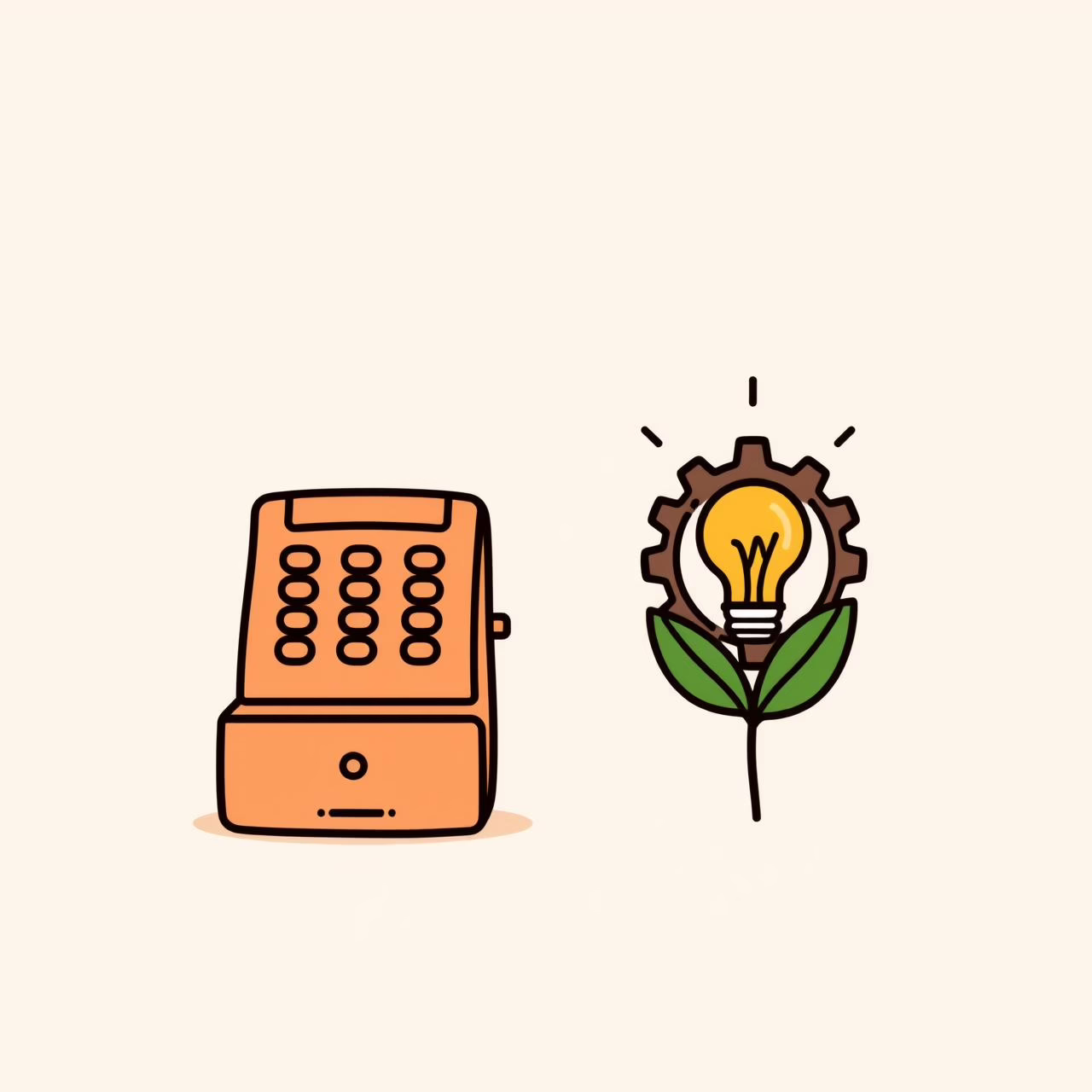 Enfant imaginant des métiers futurs avec des papiers colorés dans un bocal