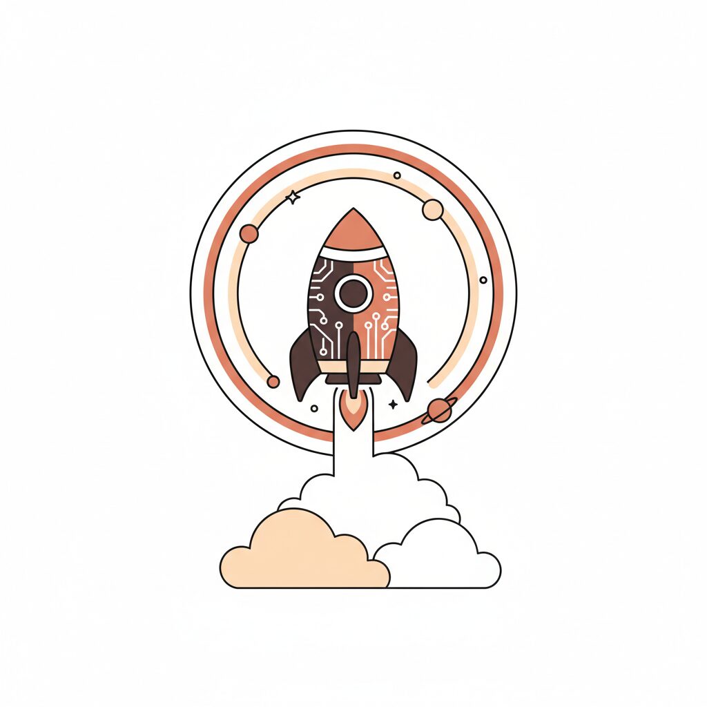 绚丽星空下的超级计算机数据中心