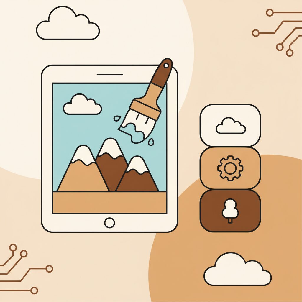 Familia equilibrando tecnología y actividades al aire libre