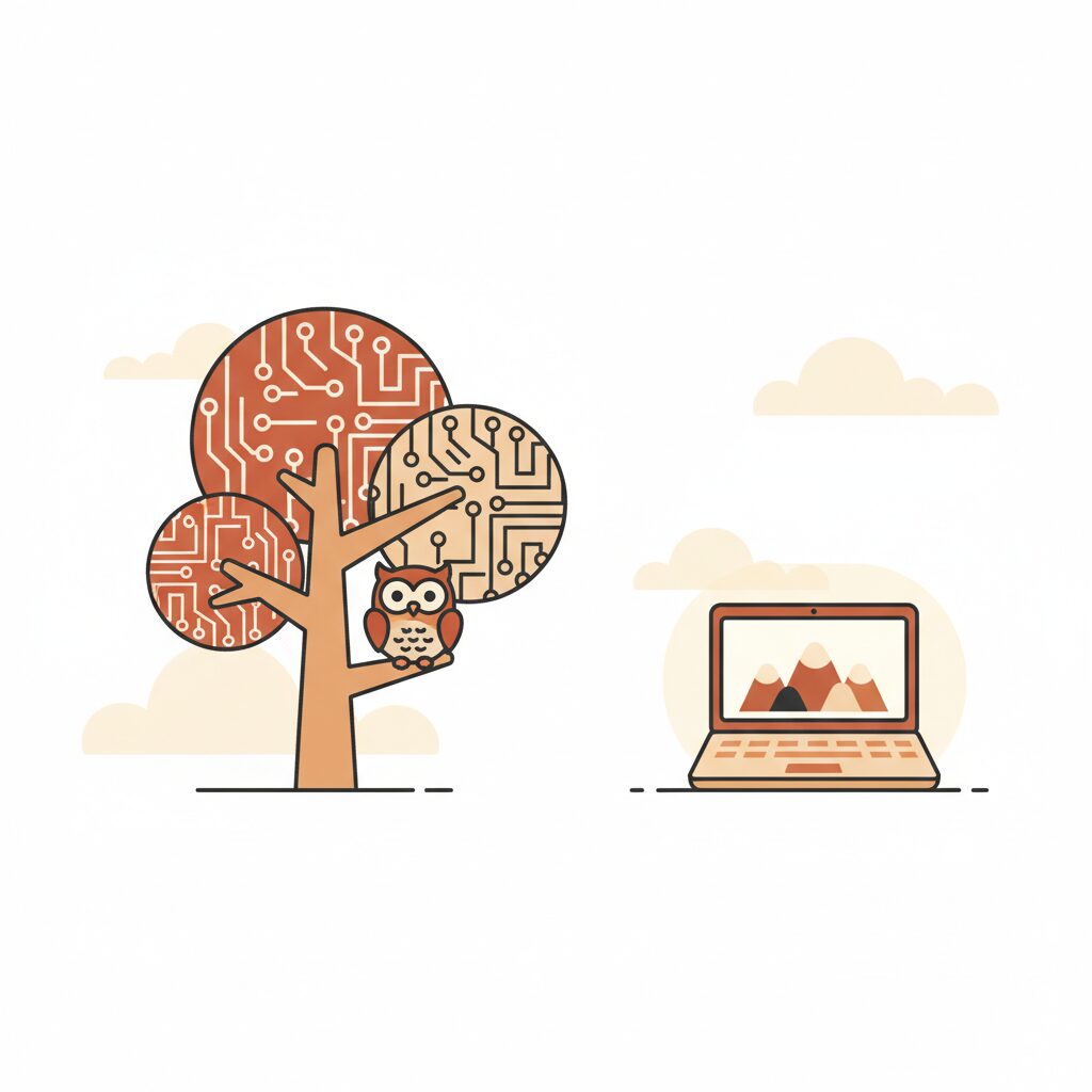 Padre e hija usando tecnología juntos