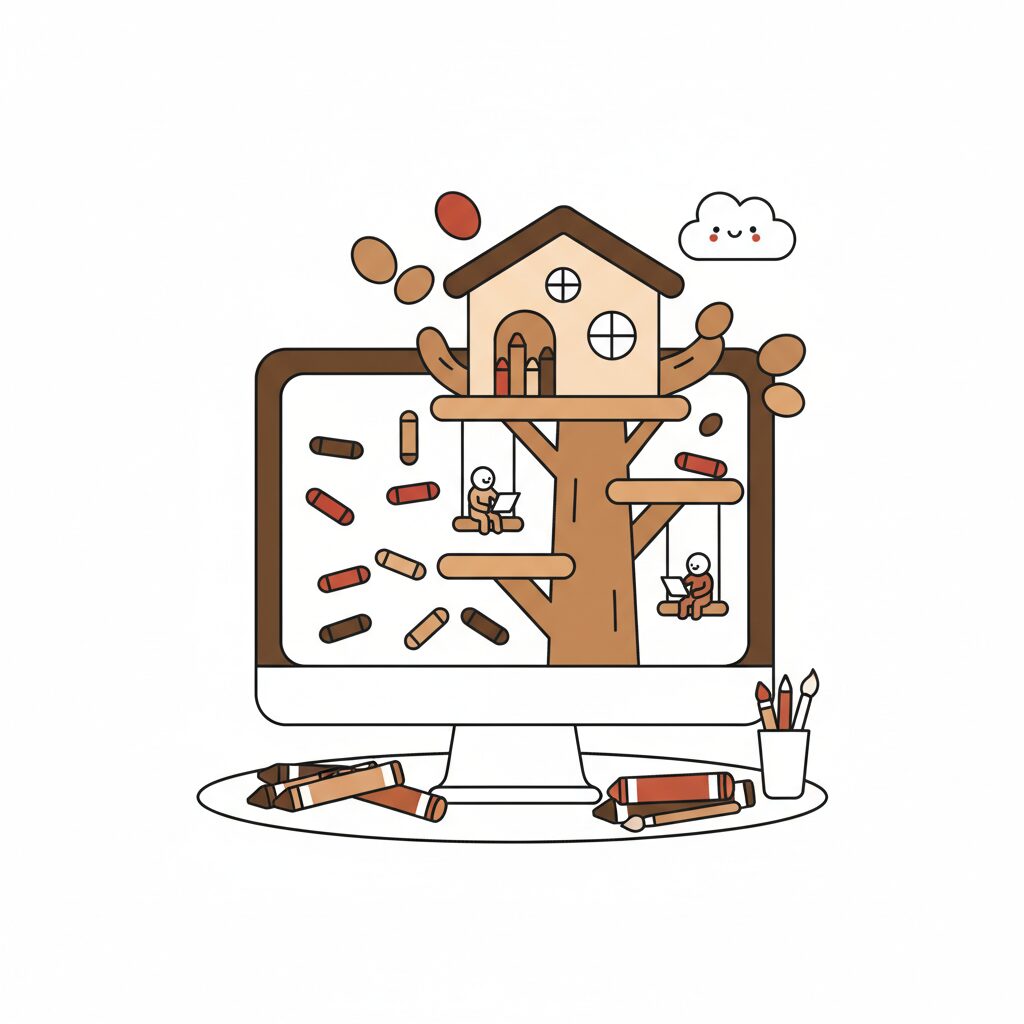 صورة توضيحية: هل الكمبيوتر الذكي للأطفال مجرد شاشة أم ملعب إبداعي؟