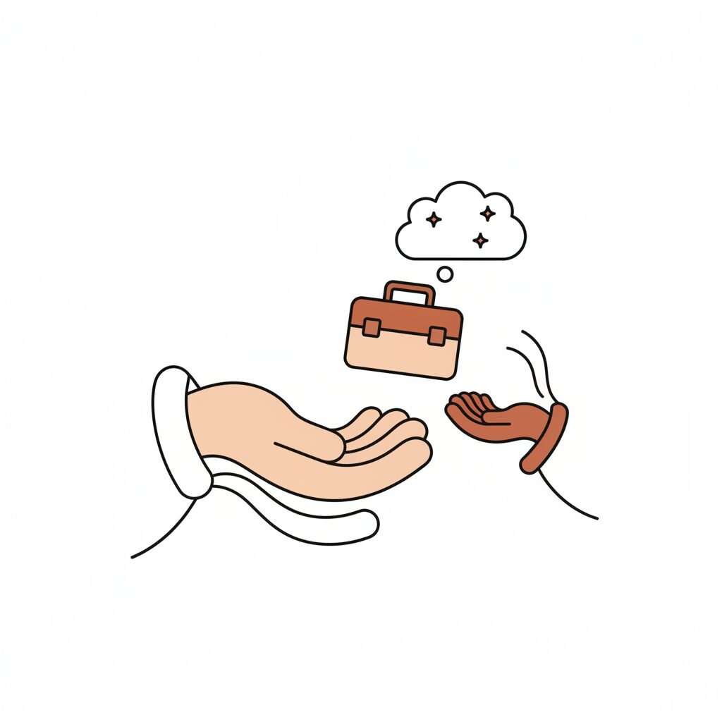 Parent et enfant construisant ensemble