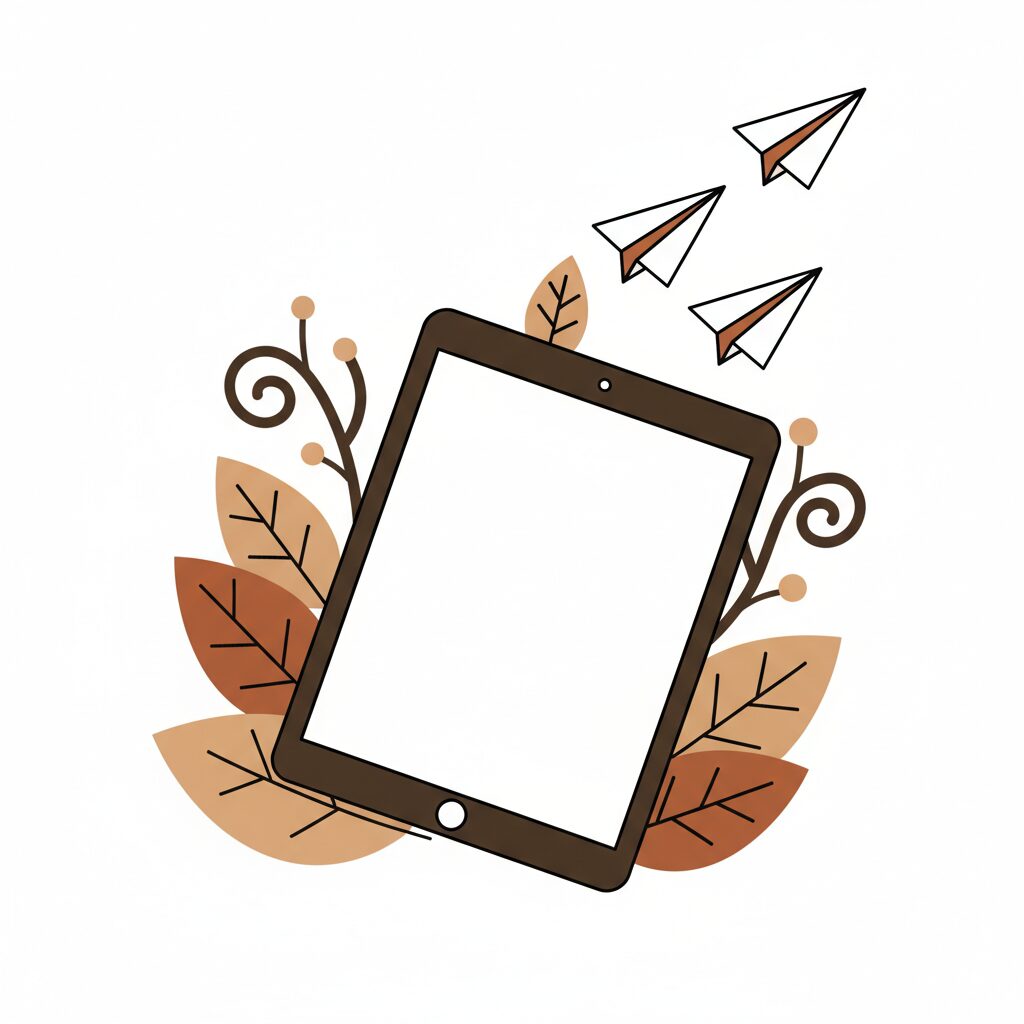 Anak bermain lego di kebun sambil berinteraksi