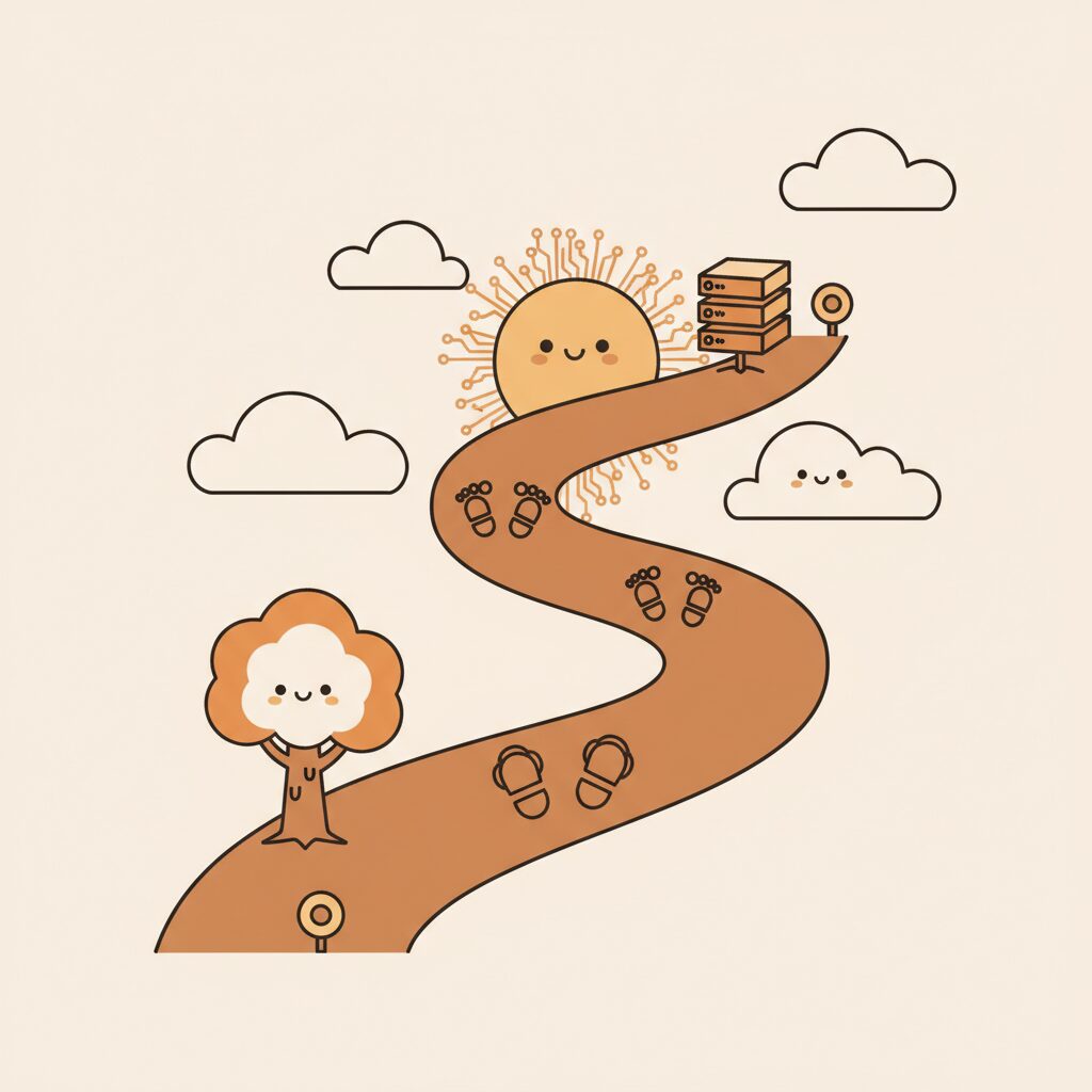 Enfant regardant l'avenir avec plein d'espoir