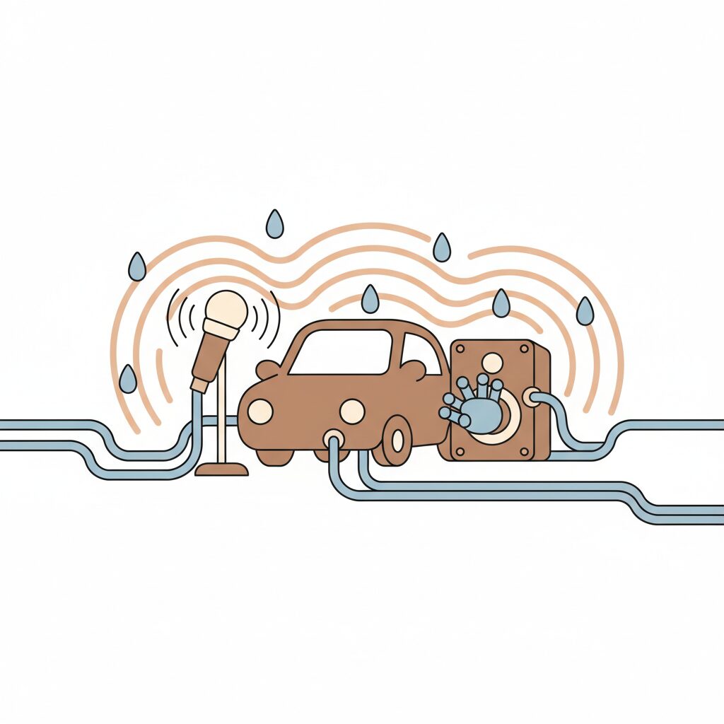 confusion at noisy drive-thru window