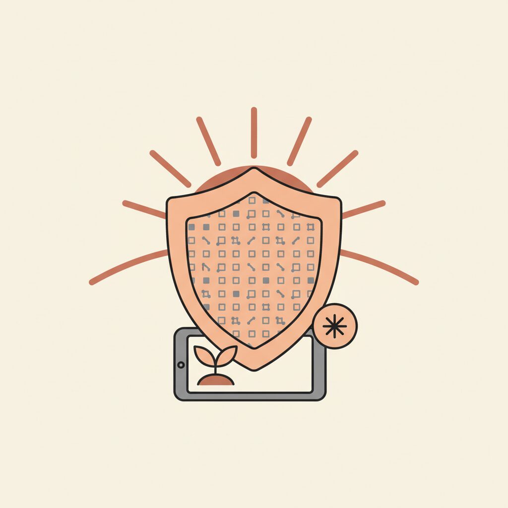 子供たちが未来を想像するような風景