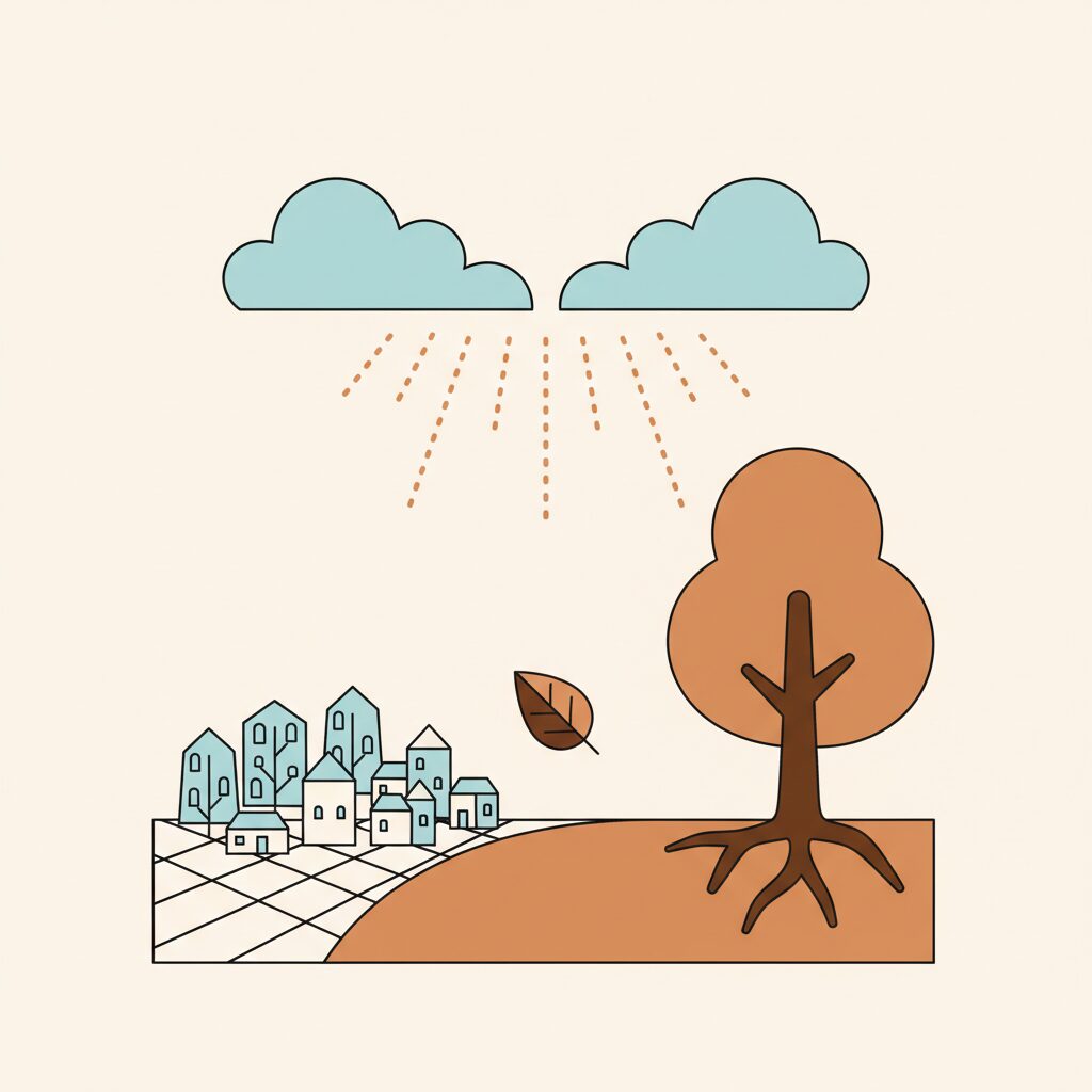 아빠와 딸이 함께 태블릿을 보며 즐겁게 대화하는 모습