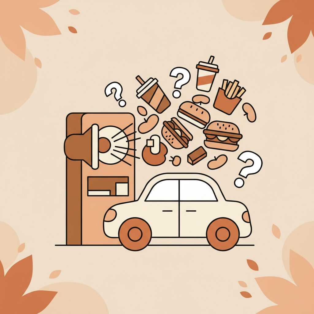 Hình minh họa AI tại cửa hàng thức ăn nhanh