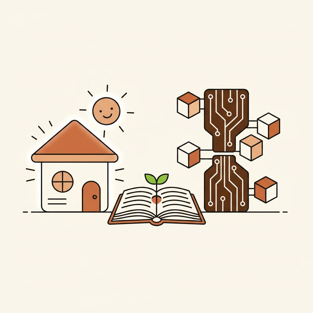 enfant explorant technologie numérique