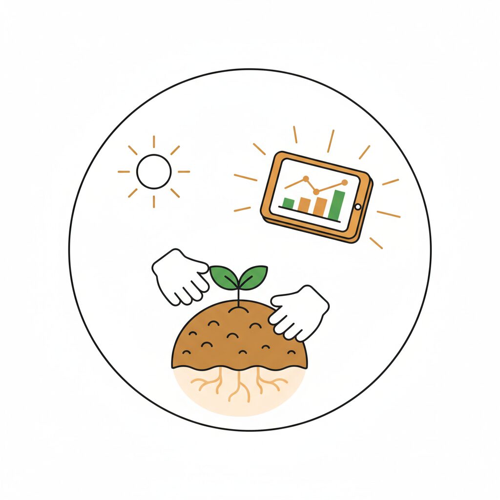 parent et enfant explorant ensemble