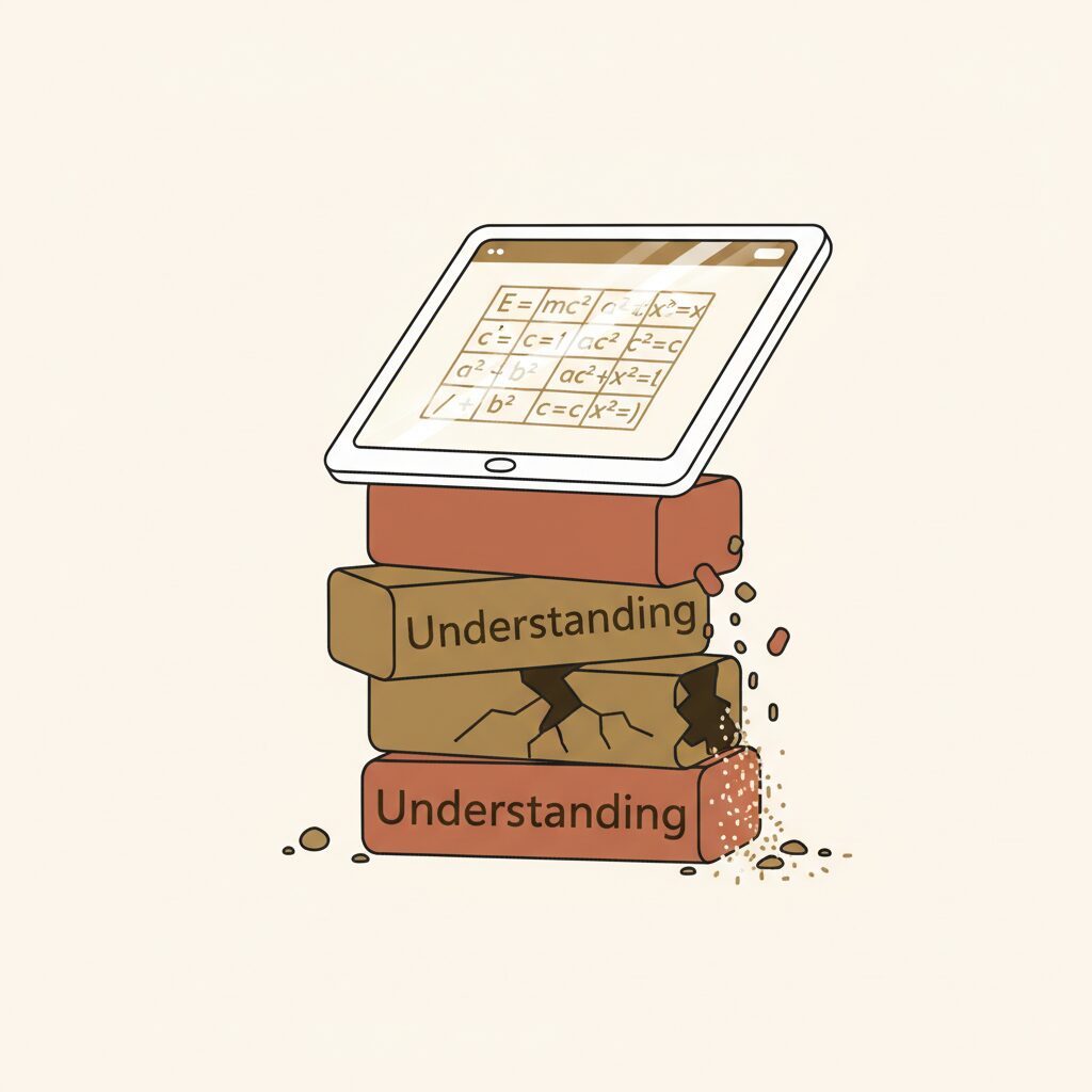 enfant utilisant tablette avec parent