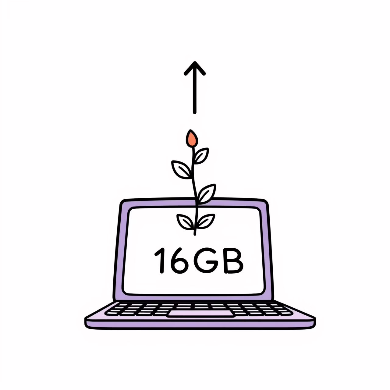 Estudiante creativo con tecnología