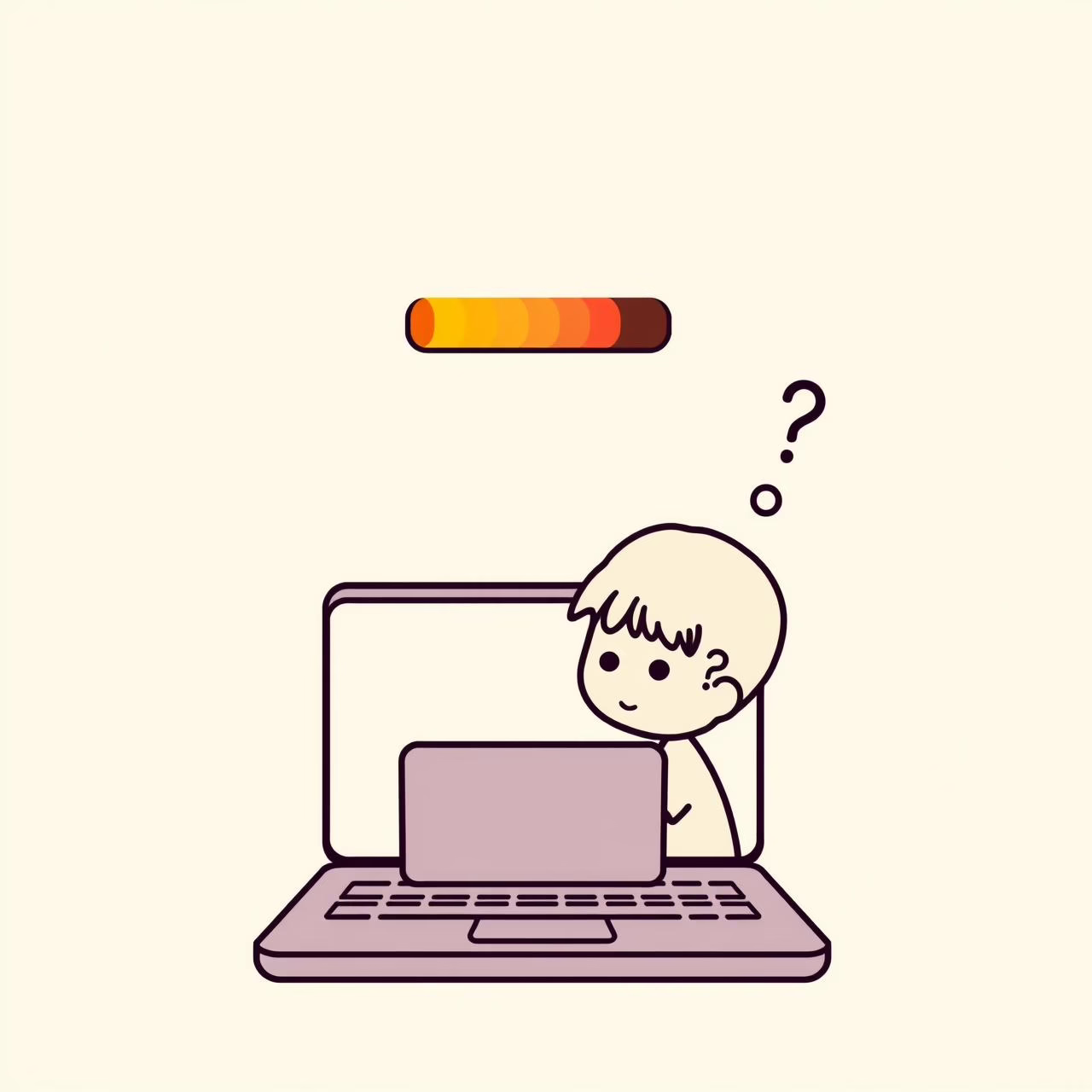 Fille créative travaillant sur un ordinateur